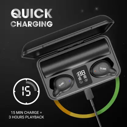 truke Fit Pro Power Bluetooth Headset (Black, True Wireless) truke Fit Pro Power Bluetooth Headset (Black, True Wireless)